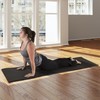 Leisure Sports Extra Thick Yoga Mat, Non-Slip Comfort Foam, Durable Exercise Mat For Fitness, Pilates (Black) 666662WEC